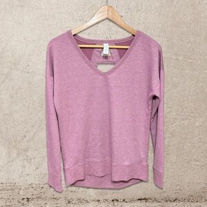 Balance Collection Pink V-Neck Sweater